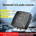 thumbnail image 2 of Receptor de Audio Bluetooth 6.0 de 3,5 mm con Entrada AUX A 2 RAC USB-C, Adaptador de Audio Estéreo Inalámbrico para PC, TV, Coche, Altavoz y Amplificador., 2 of 5