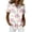 434#Light pink, variant on Women's Hawaiian Short Sleeve Blouse Tropical Floral Print Button Up Beach Vacation Cool Tops White S