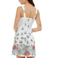 thumbnail image 2 of Planet Gold Womens Juniors Floral Print Mini Fit & Flare Dress, 2 of 2