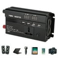 thumbnail image 4 of Inversor de corriente para coche de 3000 W, 12 V a 220 V, con pantalla LCD, puerto USB y puerto para encendedor de cigarrillos., 4 of 11