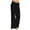 Black, variant on ibuvkizy Wide Leg Pants for Women High Waist Elastic Trousers Loose Casual Drawstring Long Straight Leg Pants Summer Trendy Trouser with Pocket Black,L