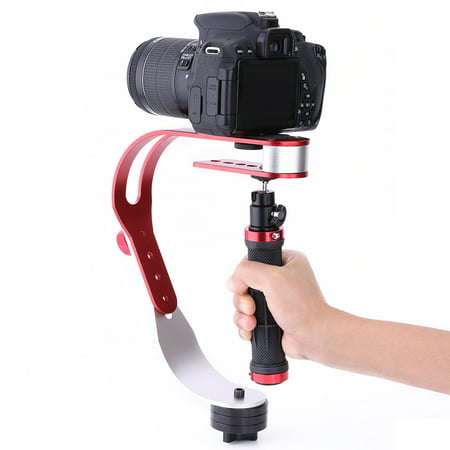 Yosoo Pro Handheld video DSLR Camera Stabilizer Steady Compatible GoPro Cannon Nikon Sony Camera Cam Camcorder DV (Best Handheld Stabilizer Dslr)
