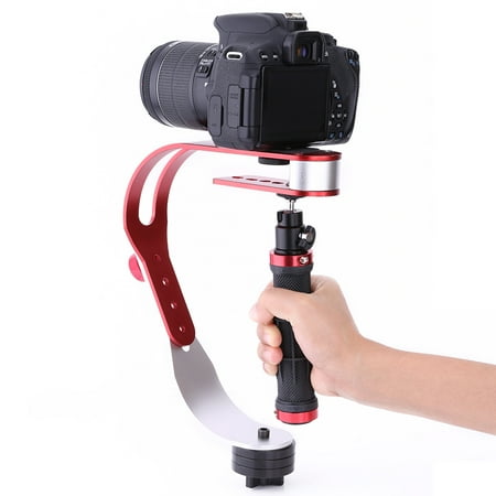 Dslr Cam - Yosoo Pro Handheld video DSLR Camera Stabilizer Steady Compatible GoPro Cannon Nikon Sony Camera Cam Camcorder DV Smartphone