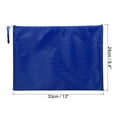 thumbnail image 2 of Uxcell A4 Document Pocket Storage Pouch Waterproof Zipper File Bags, Blue 5 Pack, 2 of 6