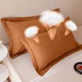 thumbnail image 2 of AJKSFHIU Cooling Pillow Cases,Cooling Pillowcases for Hot Sleepers,Soft Breathable Pillow Covers,Bedding Queen Pillow Cases,Pillowcase Cases Set Of 2,Microfiber Soft Cozy Pillowcase Case Covers, 2 of 6