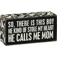thumbnail image 2 of Primitives by Kathy Box Sign, Calls Me Mom, 2.5 by 5-Inch, 2 of 2