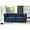 Dark Blue, variant on Uspridefurniture Lisette 73.3'' Velvet Square Arm Sofa,Pink