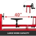 thumbnail image 3 of Torno de Madera de 4 Velocidades 14 Pulgadas x 40 Pulgadas y Velocidad Variable VEVOR Mini torno de madera para banco de velocidad variable, 3 of 8