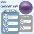 thumbnail image 4 of BESTSKY Exercise Ball,5.91in Stability Ball,Anti-Slip Balance Ball,Purple, 4 of 7