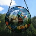 thumbnail image 2 of Personalized Duck Suncatcher Stained Glass, Duck Stained Glass Window Hanging Duck Sun Catchers Indoor Window Décor qsuaZw, 2 of 5