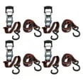 thumbnail image 3 of 1 in. x 12 ft. Ratchet Tie Down With S Hook (4-Pack), 3 of 5