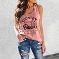 thumbnail image 3 of Tank Tops for Women Country Music and Graphic Loose Fit Casual Scoop Neck Sleeveless Shirt Summer Cami Tanks, 3 of 5