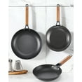 thumbnail image 5 of D&M Cast Iron Skillet, 10 Inch Nonstick Frying Pan with Detachable Acacia Wooden Handle, Honeycomb Non stick Omelet Egg Pan, Easy Clean Oven Safe Pans for Cooking, 5 of 10