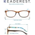 thumbnail image 3 of Readerest Blue Light Blocking Reading Glasses Brownblue 000 Magnification, 3 of 6