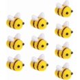 thumbnail image 1 of 20 Felt Bee Mini Crafts Bee Craft Balls Bee Pom Poms Diy Craft Decorations, 1 of 5