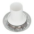 thumbnail image 1 of Shower Plug Hole Cover, Simple Installation Prevent Sewage Plastic Easy Cleaning Shower Drain Cover Replacement With White Dip Cup For Bathroom, 1 of 8