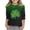 1-Black1018, variant on WOYY St. Patrick's Day T-Shirt for Girls 3/4 Sleeve Crewneck T Shirt Kids Tee, Sizes 3-13