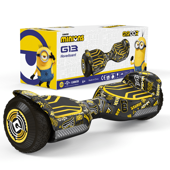 MIHOVER Hoverboard Tout-Terrain Auto-Équilibrant pour Enfants 6,5 Pieds', Certifié UL 2272, Lumières LED, Haut-Parleur Bluetooth - Minions