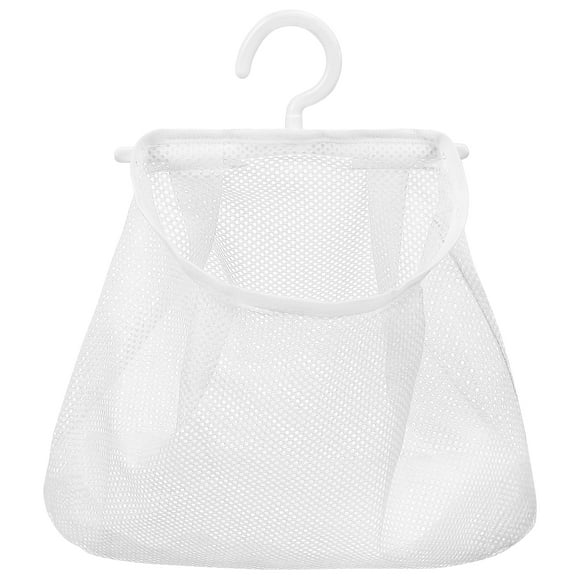 Bolsa de malla colgante de 34,7 x 27,6 cm, multifuncional, para lavandería, pinzas de ropa, cocina.
