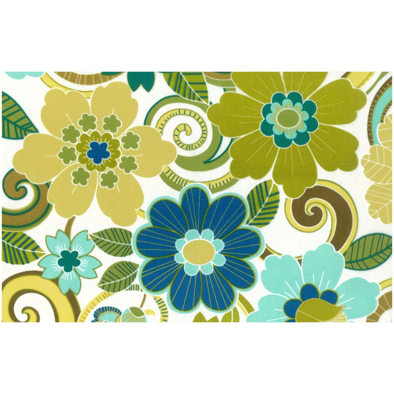 22-inch by 45-inch Spun Polyester Outdoor Squared Seat/Back Chair Cushion-Color:Alinea Pompeii
