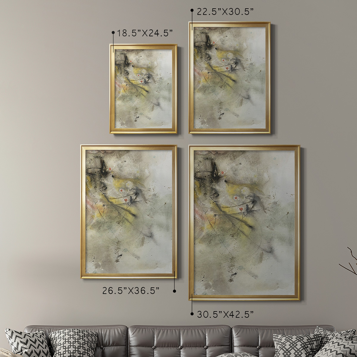 Soft Inspiration II Premium Framed Print, in Gold, Black, or Silver - Ready to Hang