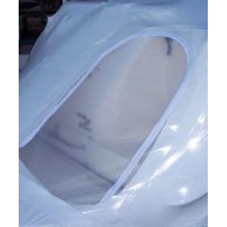 36 x 48 Clear Shrink Wrap Door Zipper Access Door