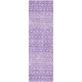 thumbnail image 2 of Addison Rugs Mayfield Washable Transitional Boho Lavender Runner Rug, 2'3" x 7'6", 2 of 5