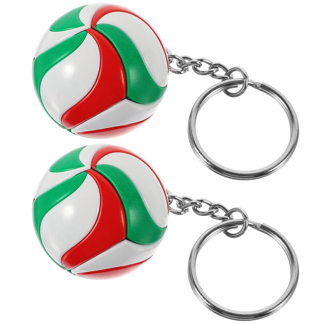 WHAMVOX 2Ud Accesorio Decorativo Llavero Voleibol Para En Bolsos Y Llaves