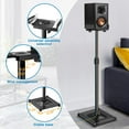 1 Pair Universal Speaker Stands for Satellite Speakers & Bookshelf