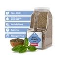 thumbnail image 2 of Dependable Food Basil Leaves, Kosher & Natural Fresh Basil Herbs Spices and Seasonings, 1.5lb Bulk Jar, 2 of 6