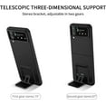 thumbnail image 5 of for Samsung Galaxy Z Flip4 5G Case, Armour Rugged Silicone TPU Bumper Tough PC Cover Galaxy Z Flip 4 with Kickstand, Military Shockproof Phone Case for Samsung Z Flip4 Black, 5 of 12