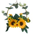 thumbnail image 1 of 1 pieza - Decoración de pared de metal con forma de girasol - Decoración rústica para el hogar - Para sala de estar, dormitorio o puerta principal, 1 of 7