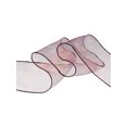 thumbnail image 4 of INSPIRE CHIC Women's Transparent Organza Scarf Floral Neckerchief Hair Band Purple, 4 of 5