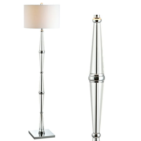 60u0022 Francine Crystal LED Floor Lamp Clear (Includes Energy Efficient Light Bulb) - JONATHAN Y