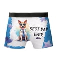 thumbnail image 2 of Happy Father's Day Best Toy Fox Terrier Cool Dad Ever All Over Print Boxer Briefs Underwear for Men Dad Dog Lover - 12007, 2 of 6