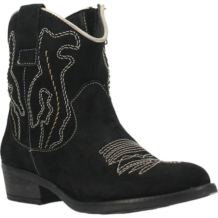 

Women s Dingo Daisy Mae Suede Leather Boots Black