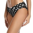 thumbnail image 3 of CAICJ98 Short de Bain Femme Femme Bas de Course Taille Haute Bas de Bikini Bas de Maillot de Bain Short de Plage Bas de Bikini Short Robe de Plage Blanc,TG, 3 of 5