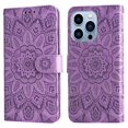 thumbnail image 1 of Funda tipo cartera GANGXUN para iPhone 13 Pro Max , diseño girasol, cuero PU, soporte, cierre magnético, tarjetero, 1 of 5