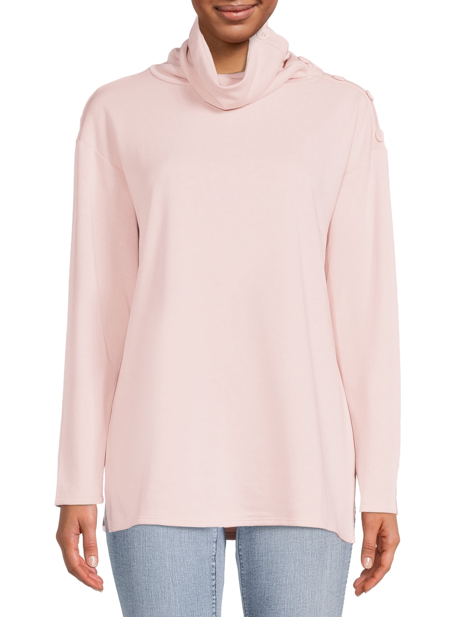 Time and Tru Women's Tunic Sweatshirt