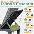 thumbnail image 2 of Homall 2 Pieces Patio Lounge Chair Outdoor Adjustable Chaise Lounge Chair,Gray, 2 of 7