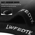 thumbnail image 5 of LWFBDTK Men's Athletic Ankle Socks, 6-Pairs, Breathable Socks for Running & Training, Size M (6.5-8.5), Black, 5 of 9