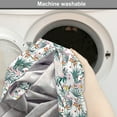 thumbnail image 2 of Floral Dog Crate Cover, Exotic Flower Gardenia Daffodil Rose Buds, Easy to Use Pet Kennel Cover Small Dogs Puppies Kittens, 7 Sizes, White Multicolor, by Ambesonne, 2 of 6