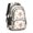 Pioneer Flower Floral Print Pattern-3, variant on Pioneer Flower Floral Print Pattern Backpack for School, Cute School Bag with Adjustable Shoulder Straps and Padded Back, 16.9"x12.6"x5.9"