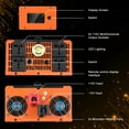 thumbnail image 4 of Mohsoe Pure Sine Wave Inverter 3000W 6000W, 12V to 110V/120V AC with 4 Outlets, Remote Control & LCD Display, for RV Camping Truck Emergency Power Supply, 4 of 9