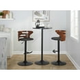 thumbnail image 2 of Cosi Adjustable Bar Stool, Black Bar Stools, Bar Chairs, Swivel Bar Stools, Bar Stools Set of 2, 2 of 6