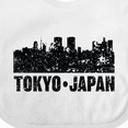 thumbnail image 4 of Inktastic Tokyo Japan City Skyline with Grunge Boys or Girls Baby Bib, 4 of 4