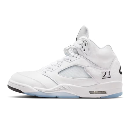 Men's Jordan 5 Retro OG "White Metallic" Wht/Blk-Mtlc Silver (HQ7978 103) - 9