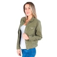 thumbnail image 4 of Chamarra Oggi Mujer Corte Slim Gabardina Verde OGGI JEANS CHAMARRA DAMA OLIVO, 4 of 5