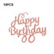 thumbnail image 5 of Inteprter 10 piezas de adornos para cupcakes, decoración para Baby Shower, inserto de papel, accesorios para tarjetas, letrero feliz, decoración de Decoración del hogar Rosa claro Inteprter HA062285-09B, 5 of 6