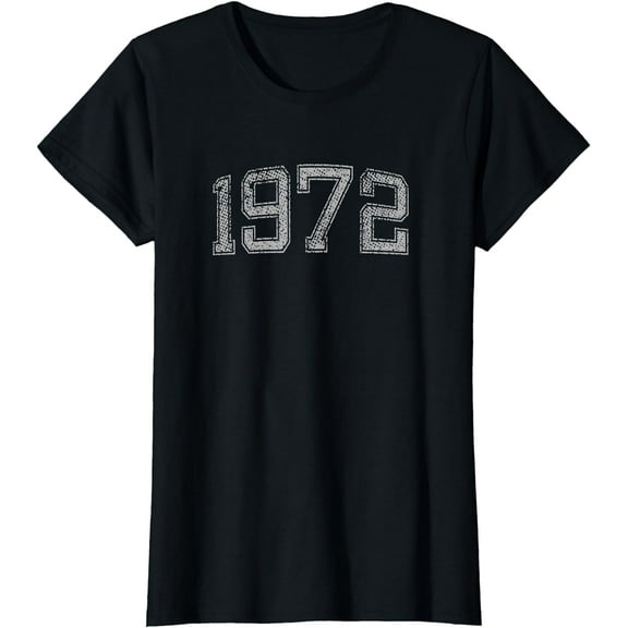 1972 Year Vintage Retro Design 51th B-Day T-Shirt